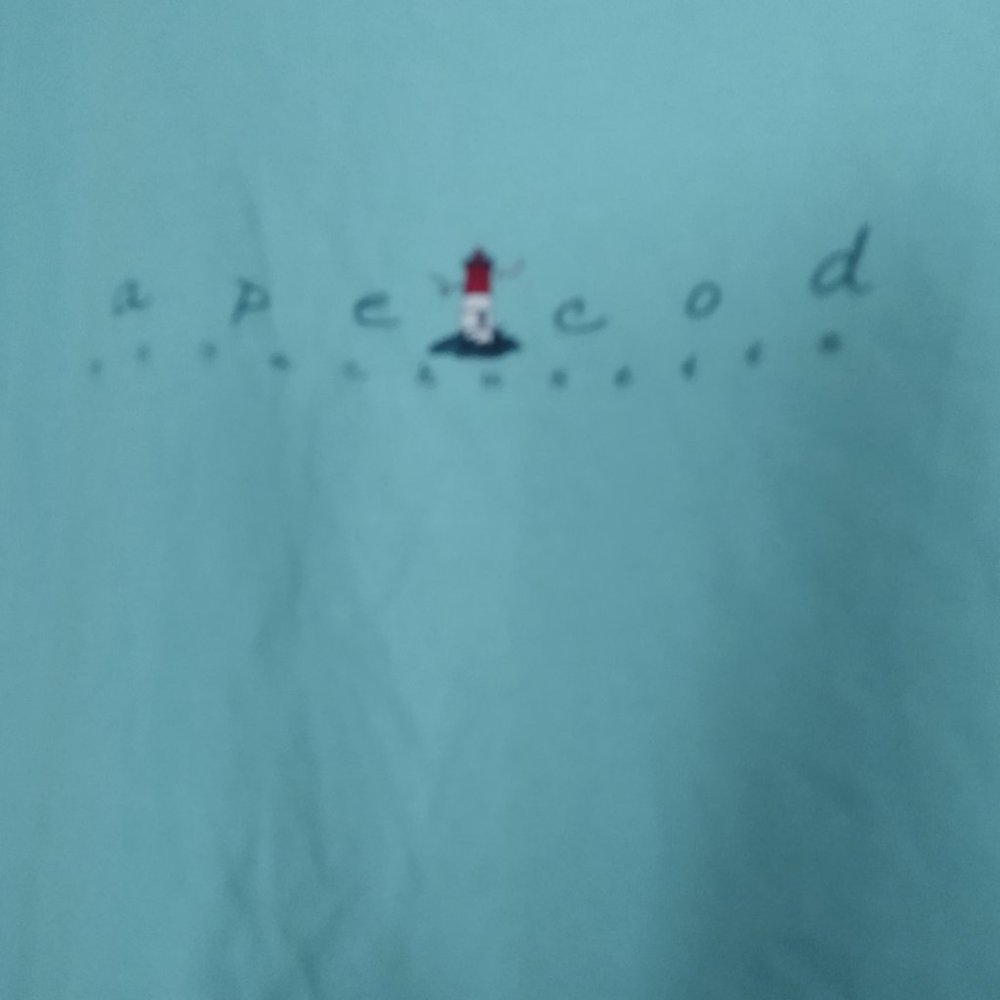 Women's Cape Cod Aqua Short Sleeve Cuffy's T-shirt 2xl